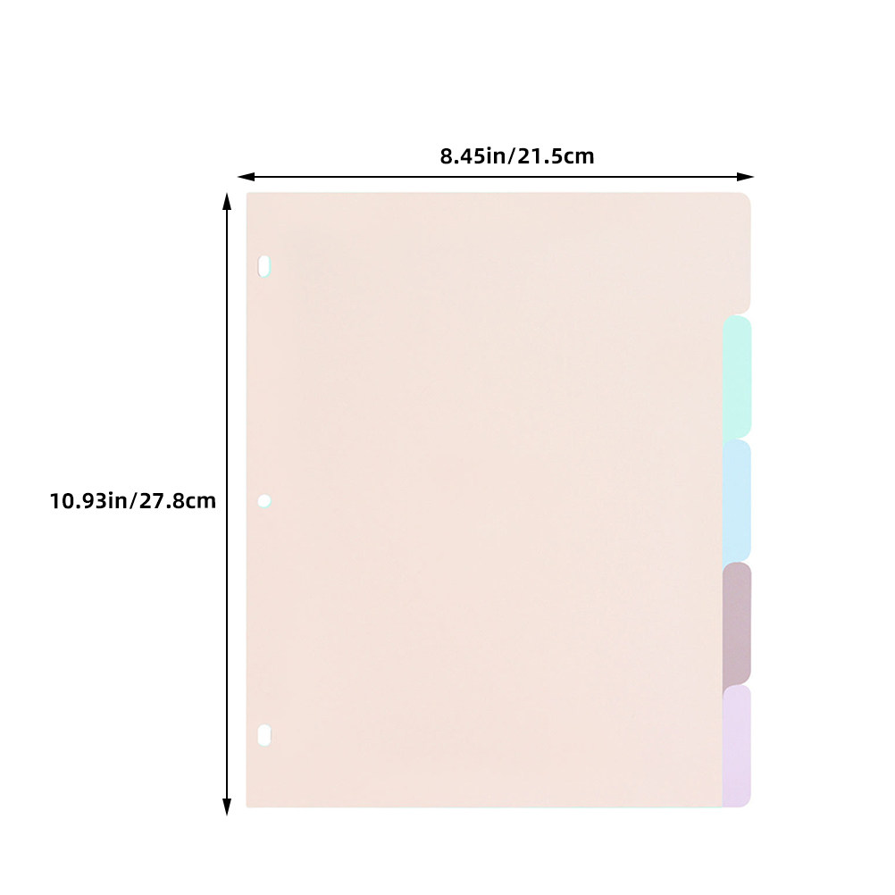 1Set Plastic Binder Dividers A - Tab Divider A4 review and price